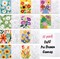 10 Packs 8X10 Pre Drawn Canvas for Painting Floral Pre Printed Canvas Painting Kit Vibrant Botanical Pre Drawn Canvas to Teens Night Party Supplies